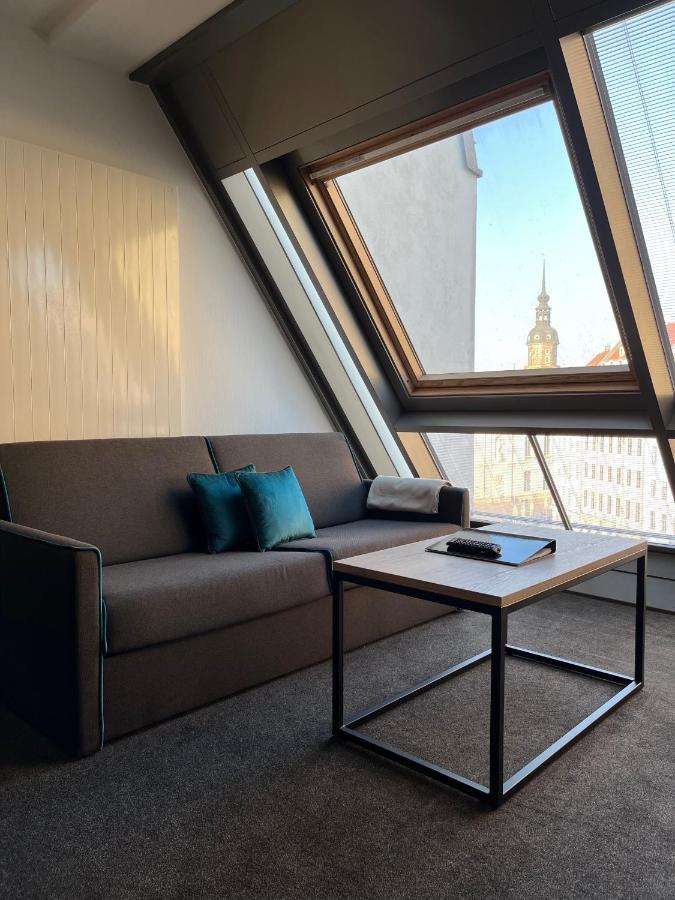Familienapartment Mit Panoramablick Zur Frauenkirche Dresde Extérieur photo